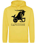 Capricorn hoodie in sun yellow