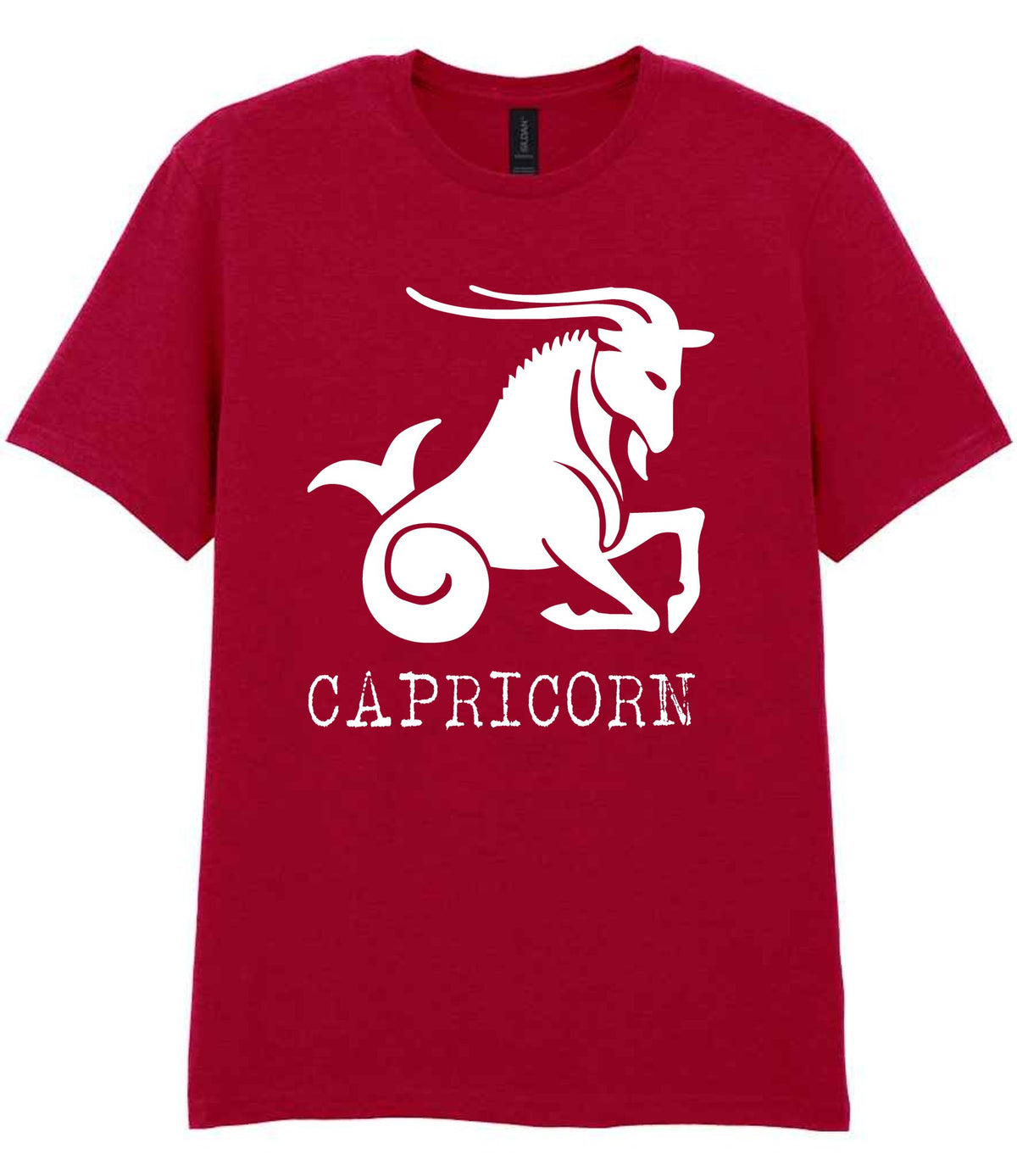 Capricorn t-shirt in antique cherry red