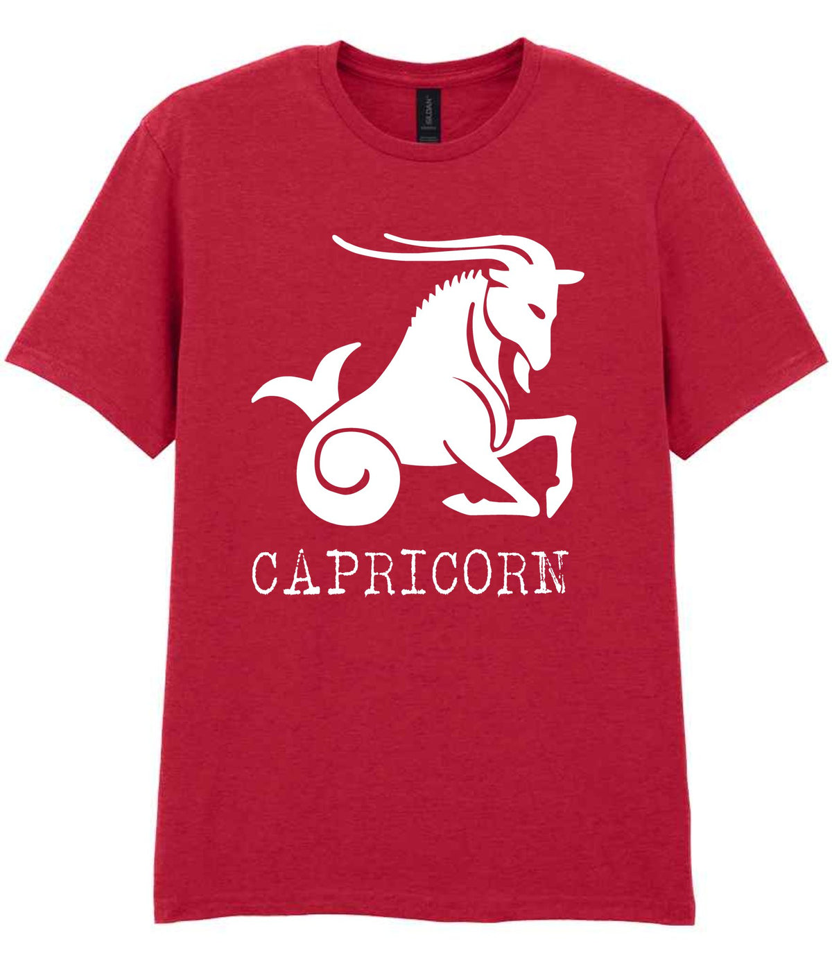 Capricorn t-shirt in cherry red