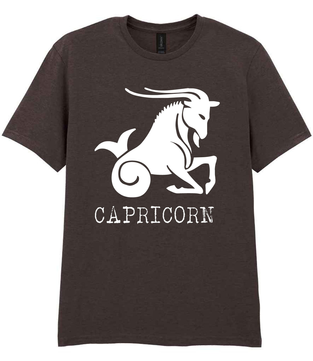 Capricorn t-shirt in dark chocolate