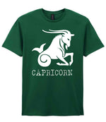 Capricorn t-shirt in fan dark green