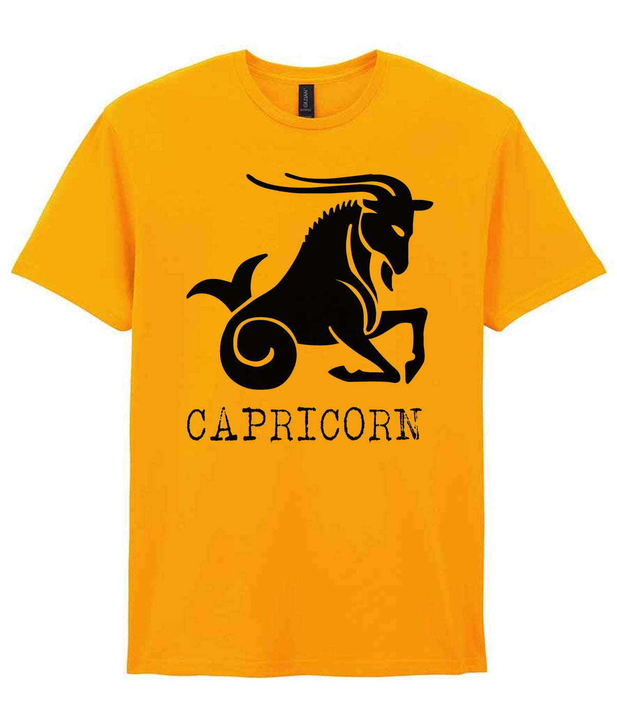 Capricorn t-shirt in gold