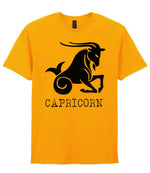 Capricorn t-shirt in gold