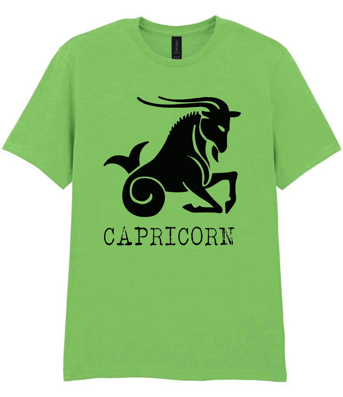 Capricorn t-shirt in lime green
