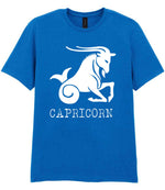 Capricorn t-shirt in royal blue