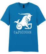 Capricorn t-shirt in sapphire blue