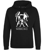 Gemini hoodie in black smoke
