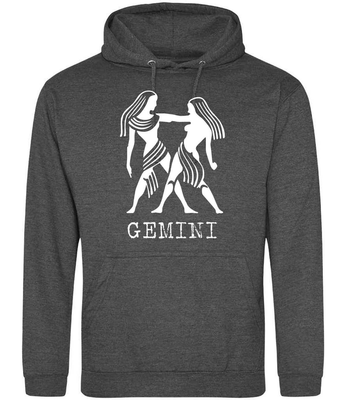 Gemini hoodie in charcoal