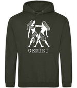 Gemini – Unisex Hoodie in Combat Green