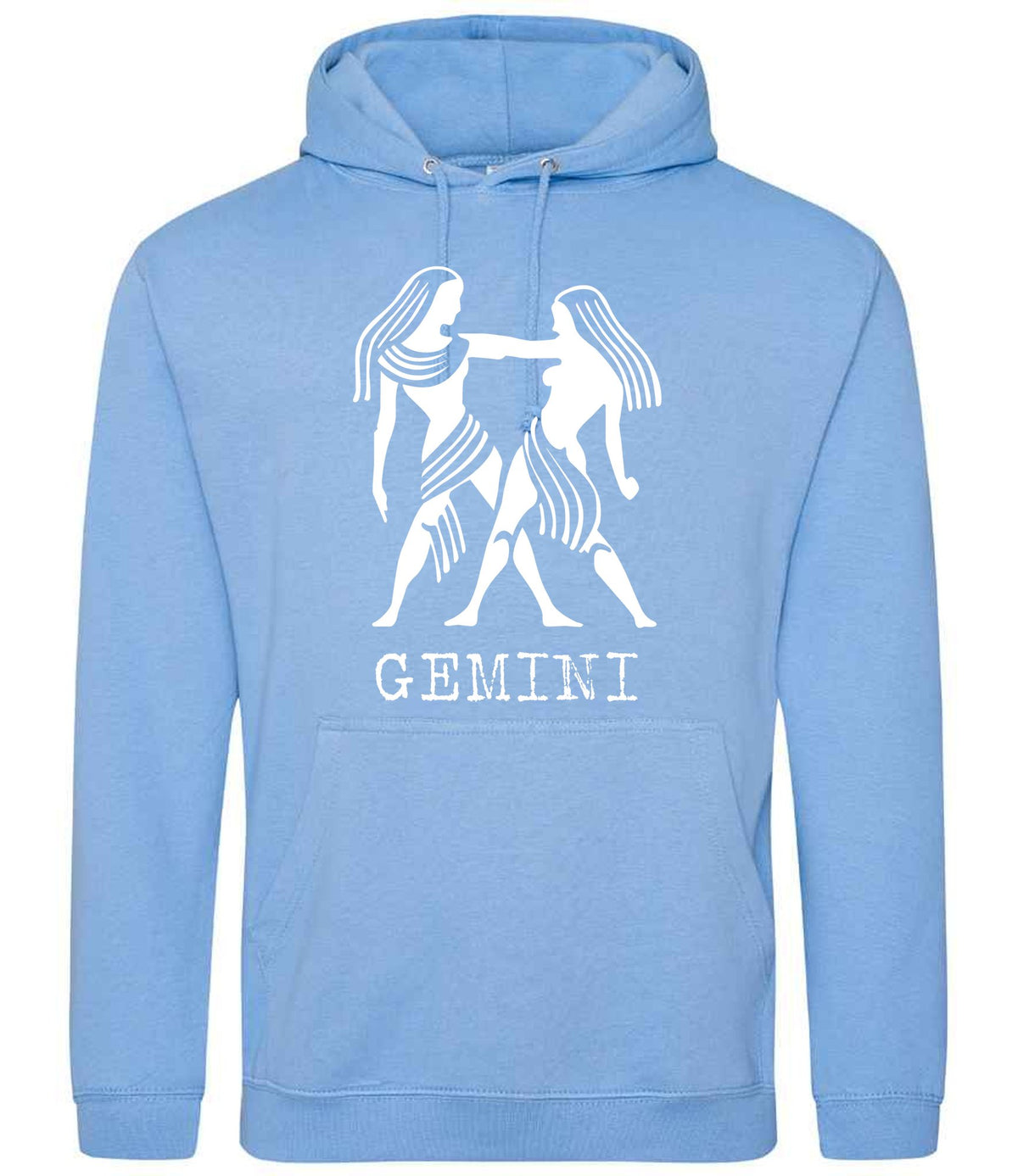 Gemini hoodie in cornflower blue