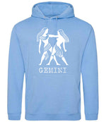 Gemini hoodie in cornflower blue