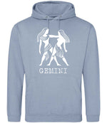 Gemini – Unisex Hoodie in Dusty Blue