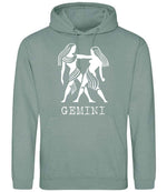 Gemini hoodie in dusty green