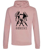 Gemini hoodie in dusty pink