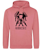 Gemini hoodie in dusty rose