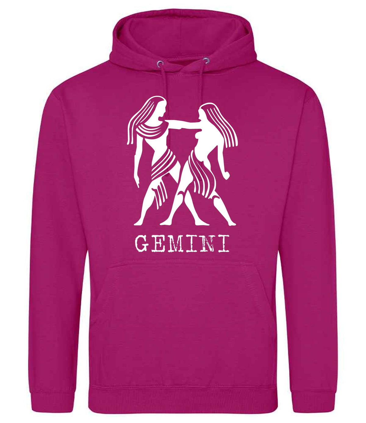 Gemini hoodie in festival fuchsia
