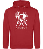 Gemini hoodie in fire red