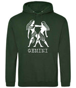 Gemini hoodie in forest green