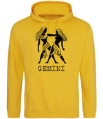 Gemini hoodie in gold