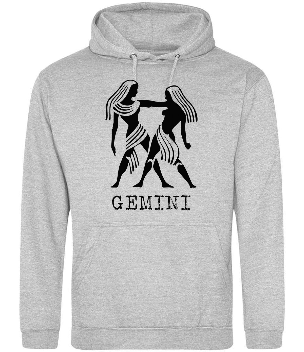 Gemini hoodie in heather grey
