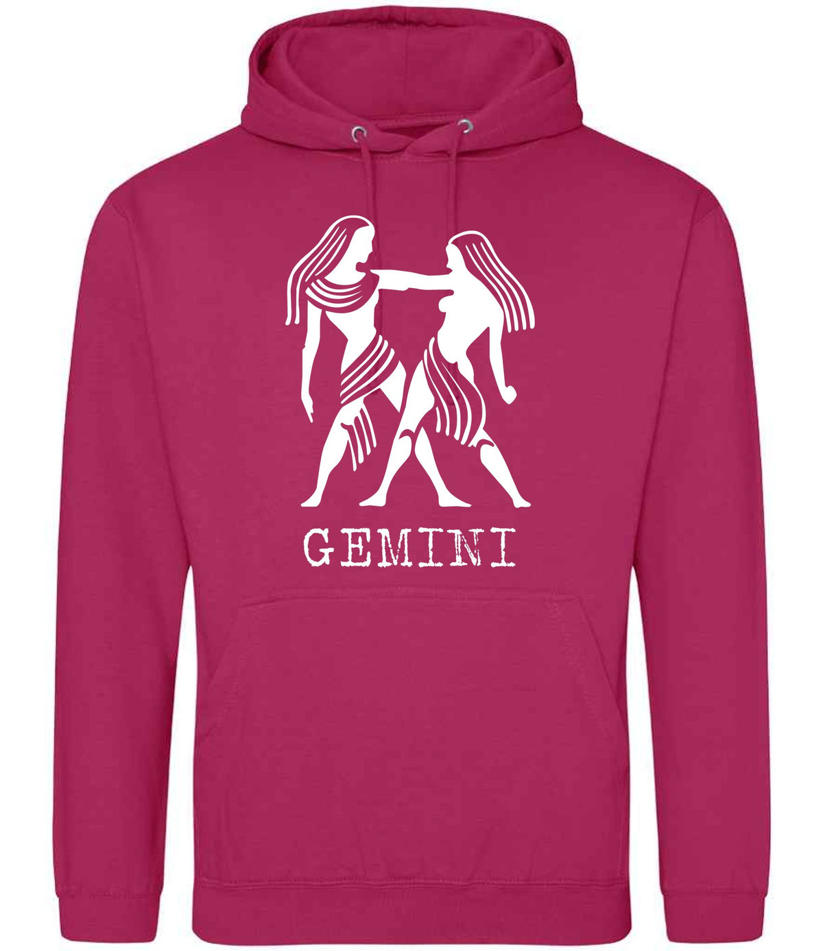 Gemini hoodie in hot pink