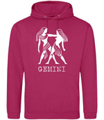 Gemini hoodie in hot pink