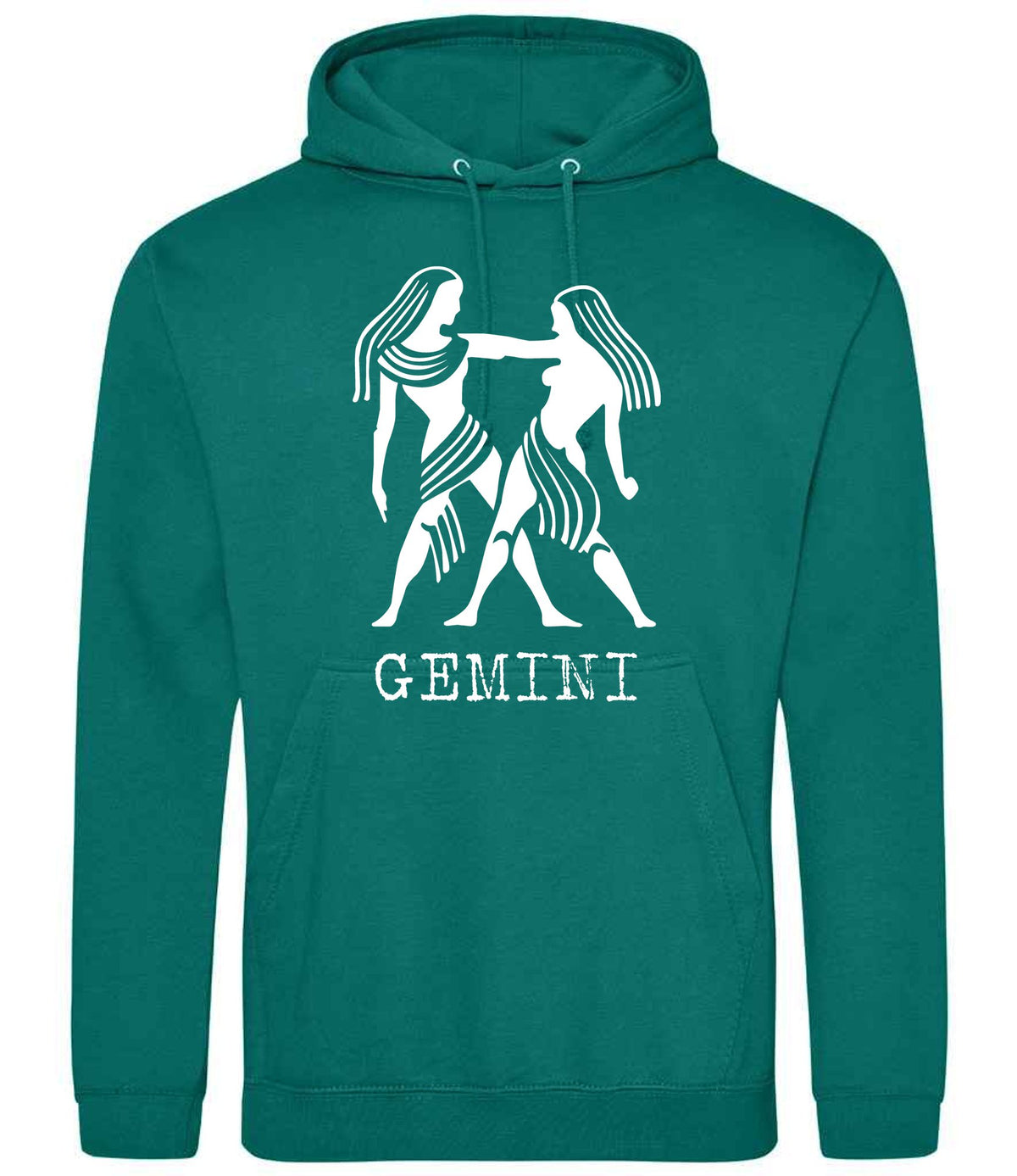 Gemini hoodie in jade