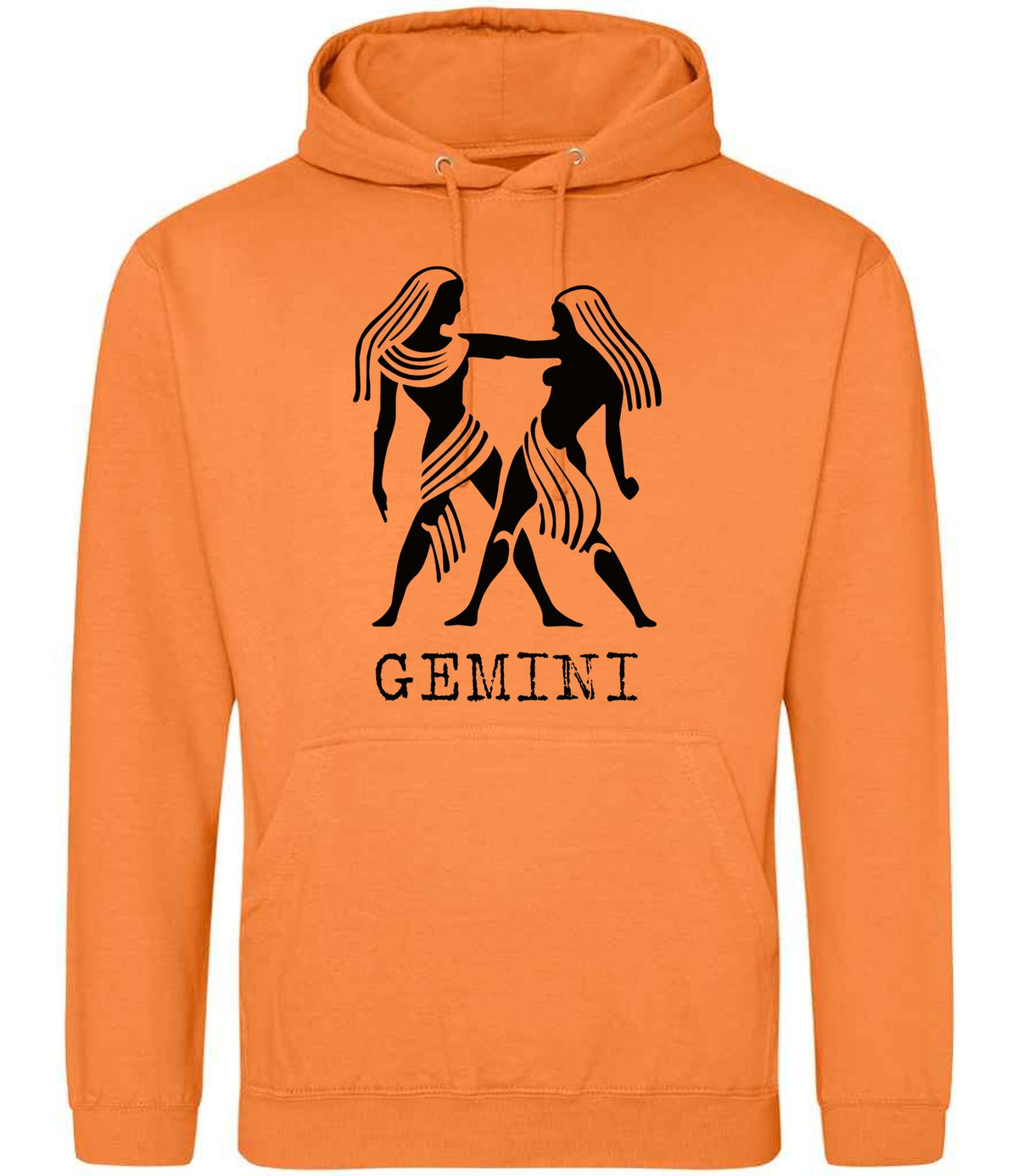 Gemini – Unisex Hoodie in Light Orange