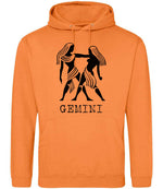 Gemini – Unisex Hoodie in Light Orange
