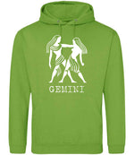 Gemini hoodie in lime green
