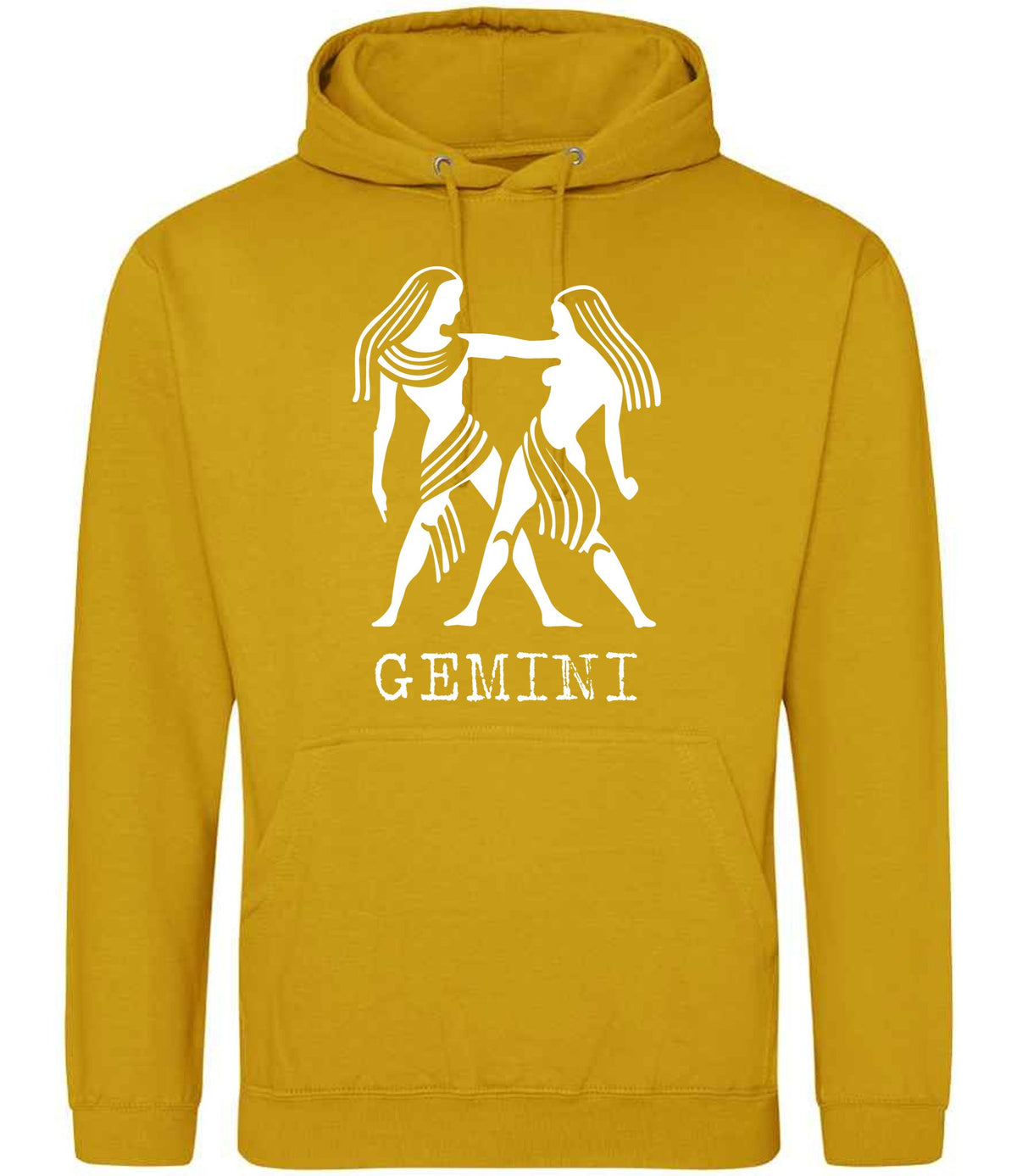 Gemini – Unisex Hoodie in Mustard