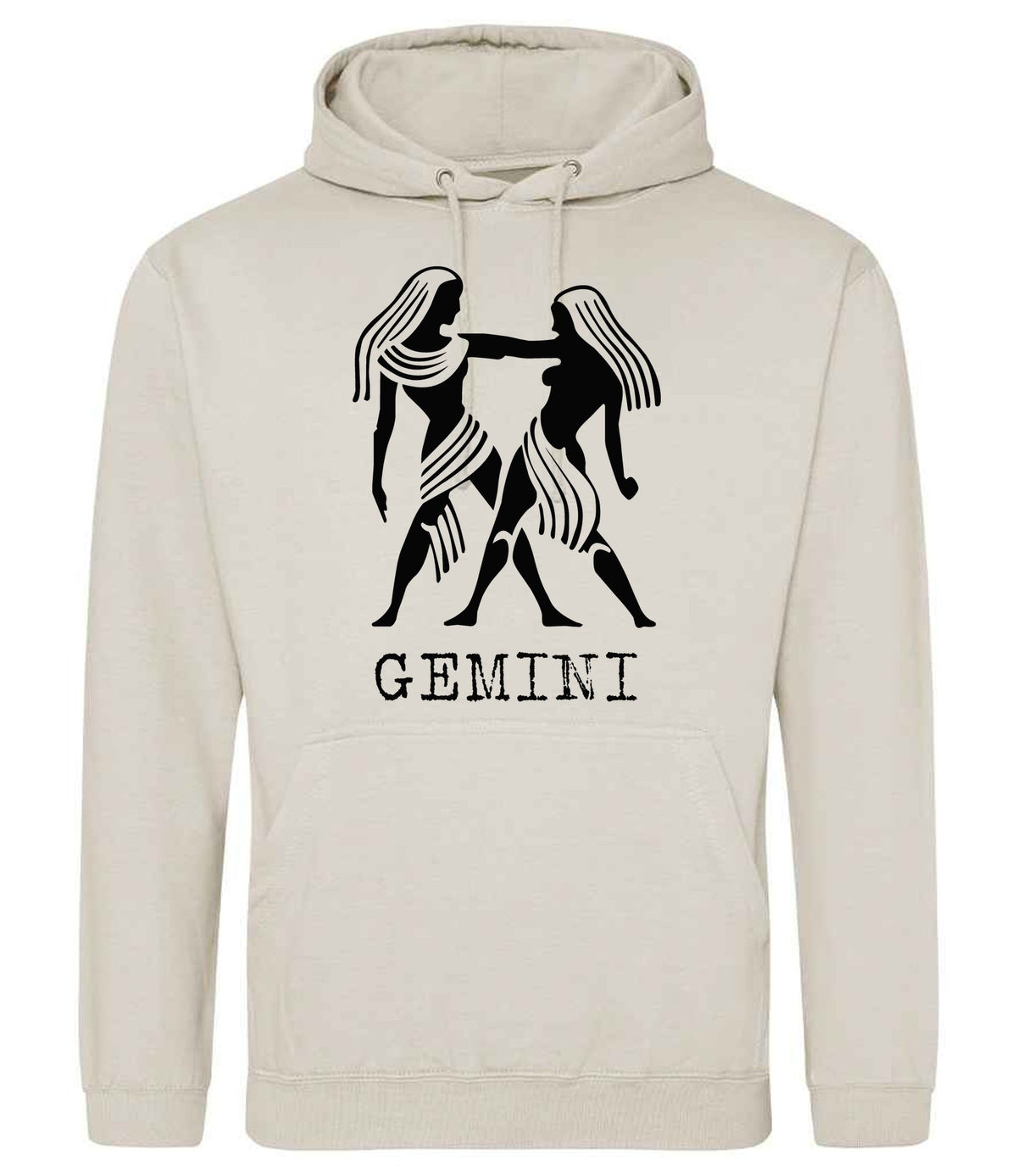 Gemini hoodie in natural stone