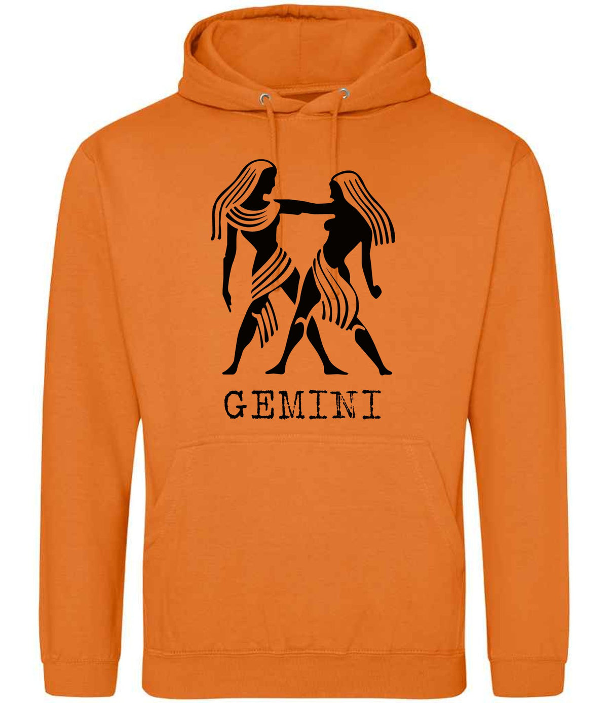 Gemini hoodie in orange crush
