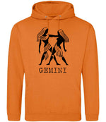 Gemini hoodie in orange crush