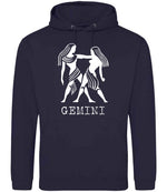 Gemini hoodie in oxford navy