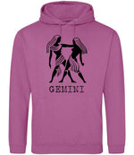 Gemini hoodie in pinky purple