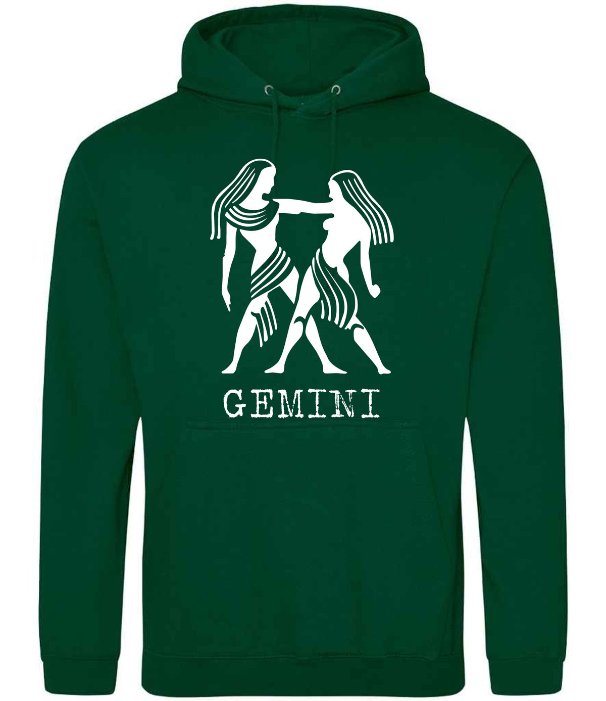 Gemini hoodie in rainforest green