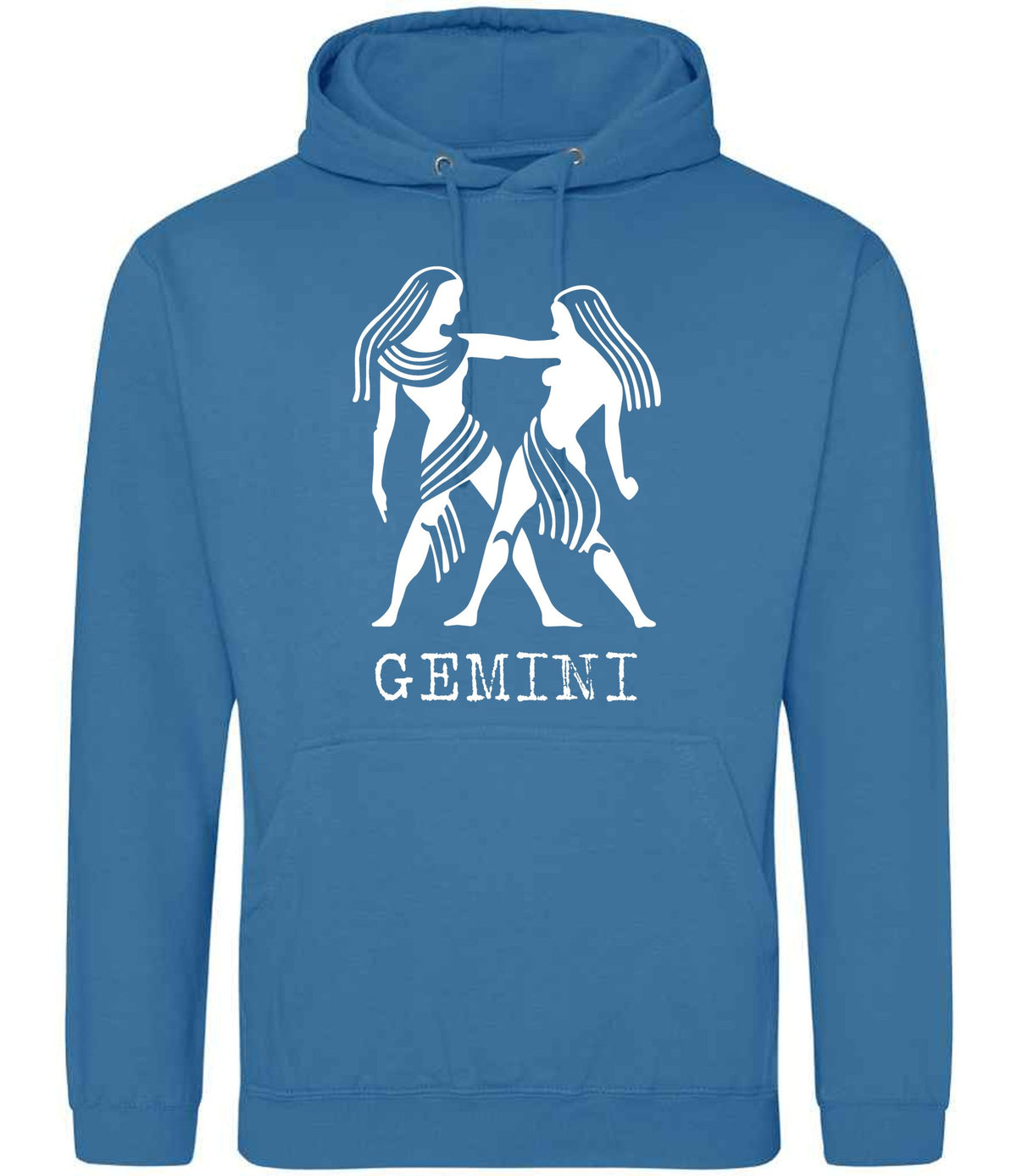 Gemini hoodie in sapphire blue