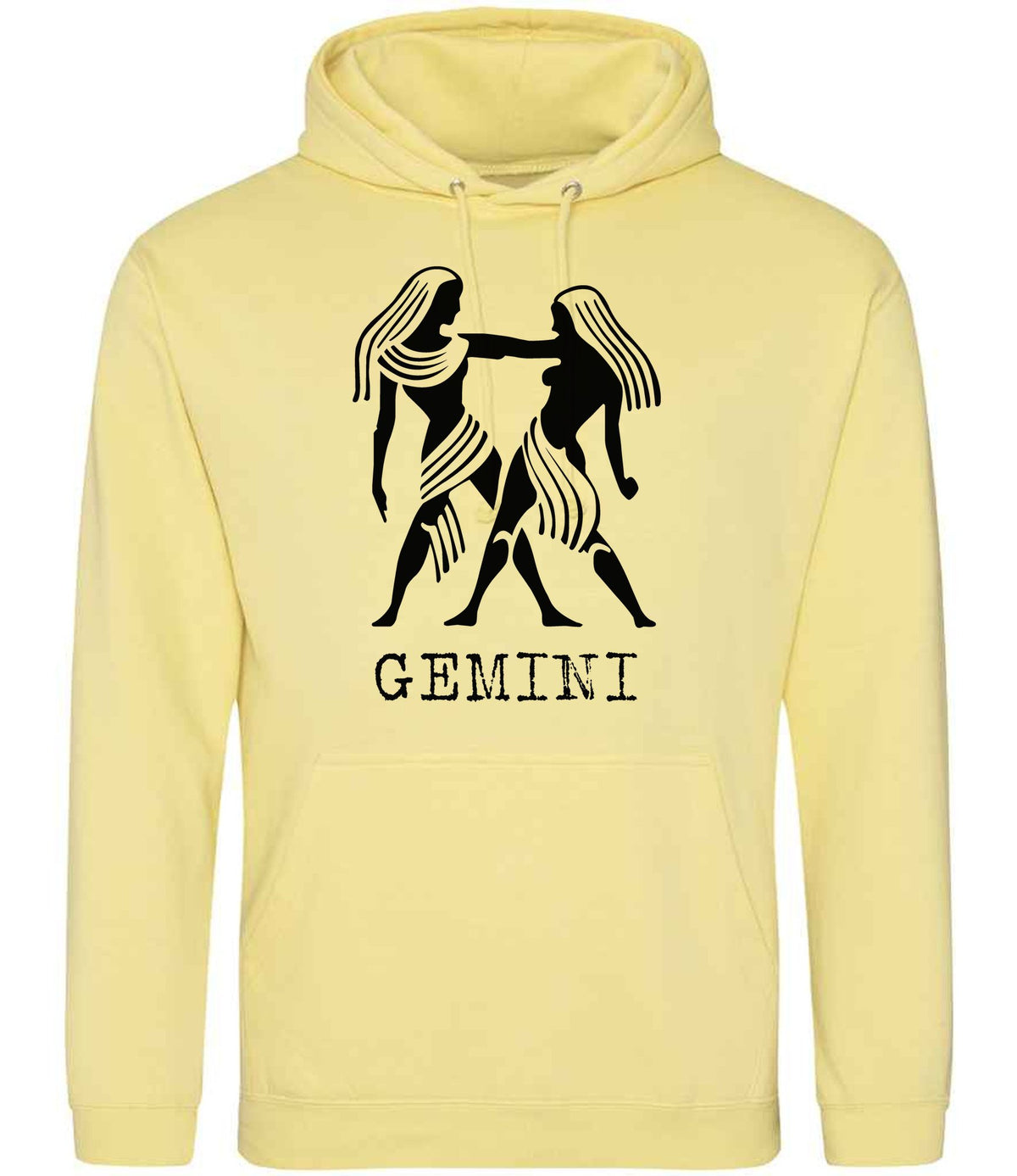 Gemini – Unisex Hoodie in Sherbet Lemon