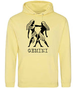 Gemini – Unisex Hoodie in Sherbet Lemon