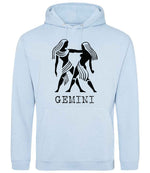Gemini hoodie in sky blue