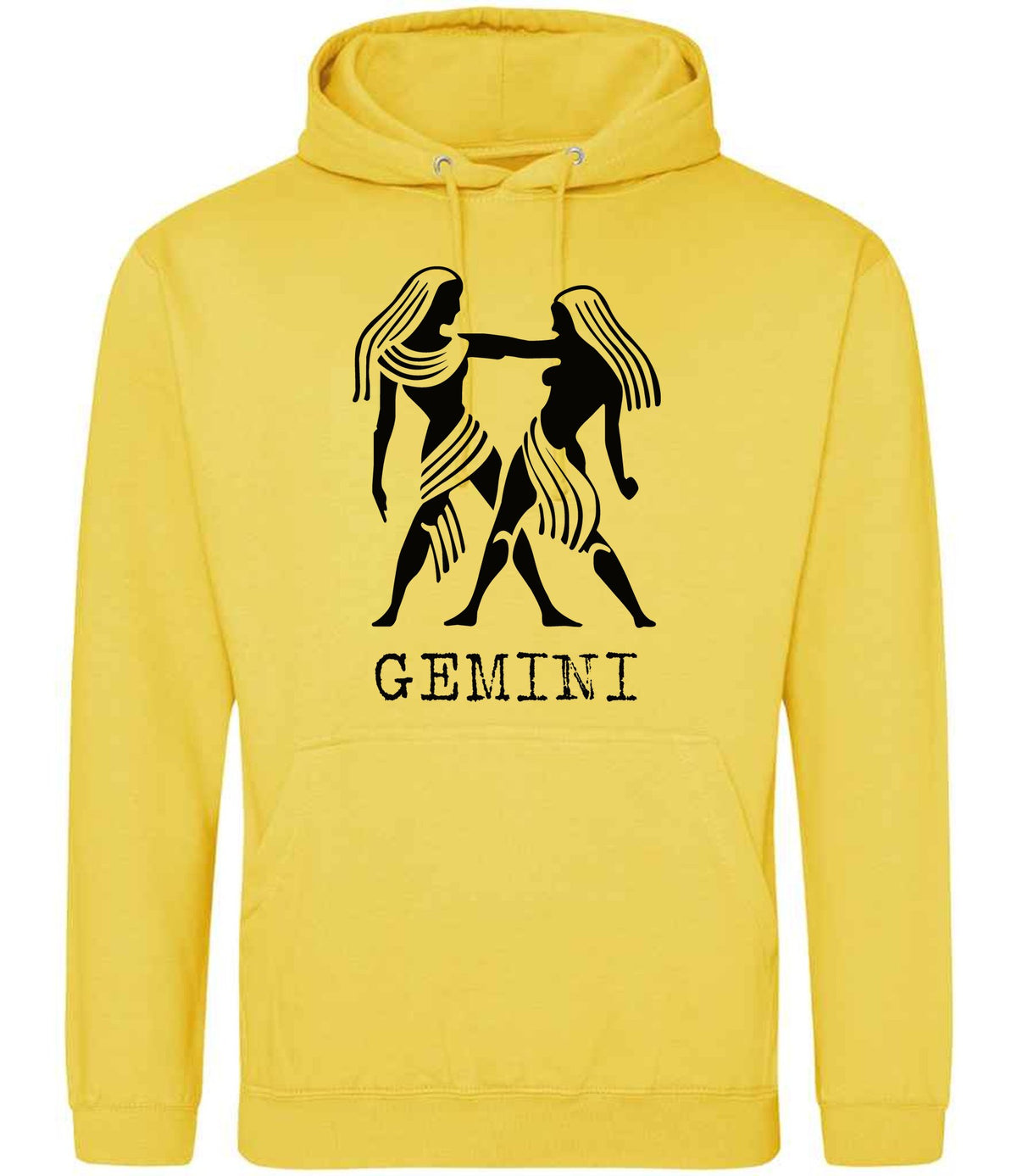 Gemini hoodie in sun yellow