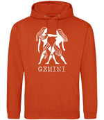 Gemini hoodie in sunset orange
