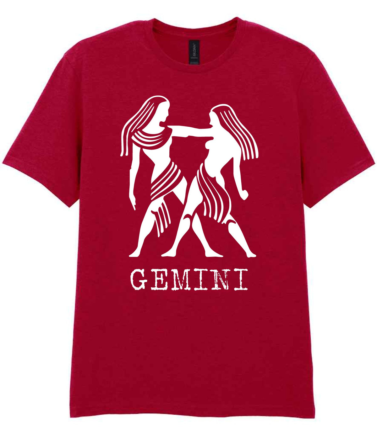 Gemini – Unisex T-Shirt in Antique Cherry Red