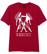 Gemini – Unisex T-Shirt in Antique Cherry Red