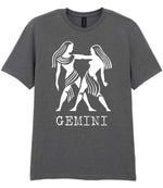 Gemini t-shirt in charcoal