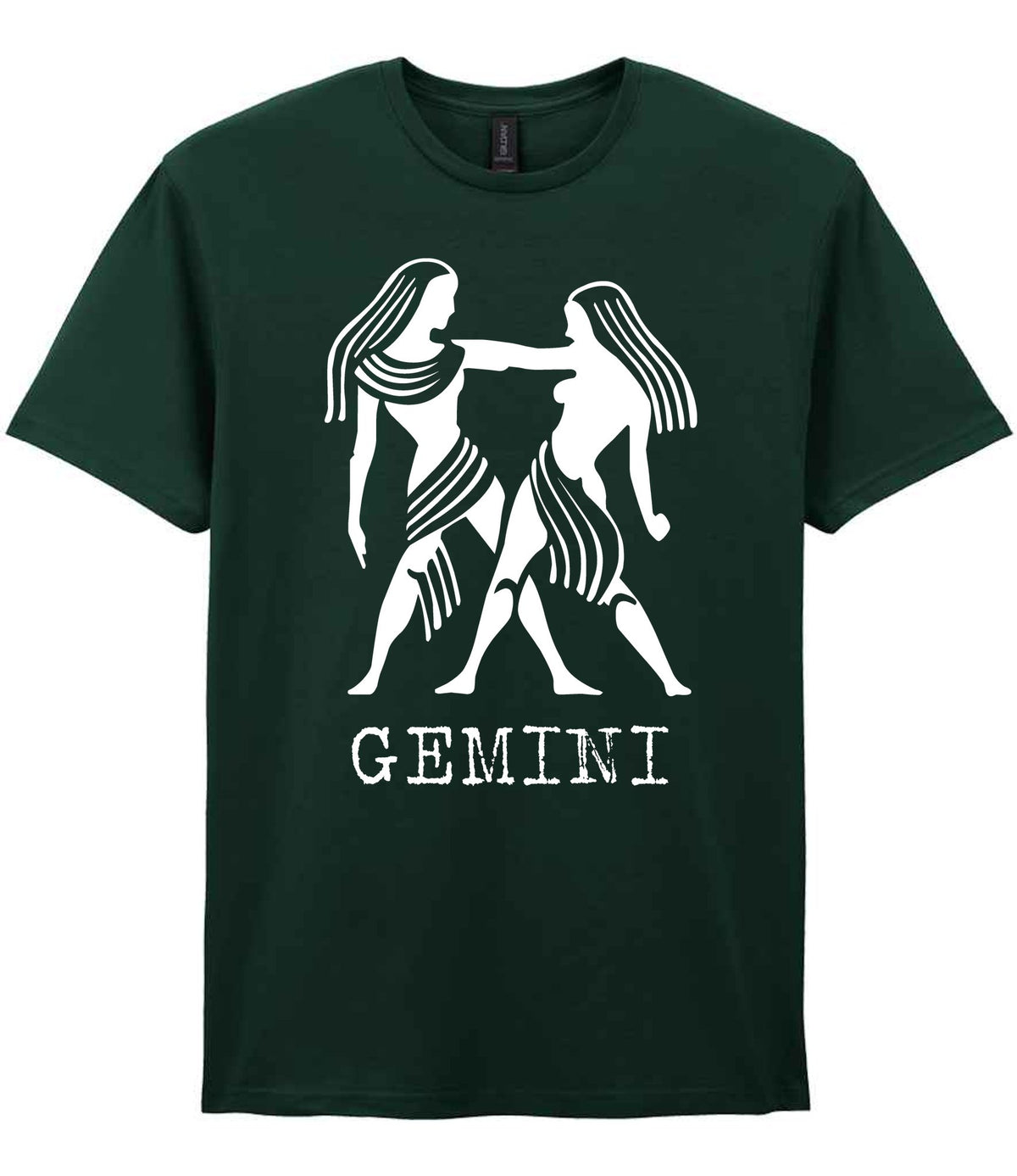 Gemini t-shirt in forest green