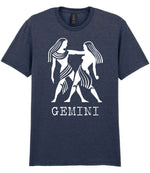 Gemini – Unisex T-Shirt in Heather Navy