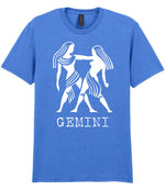 Gemini – Unisex T-Shirt in Heather Royal