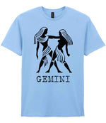 Gemini t-shirt in light blue